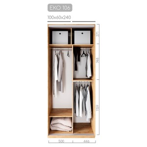Шафа-купе ЕКО-106