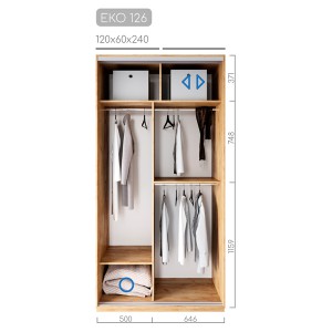 Шафа-купе ЕКО-126