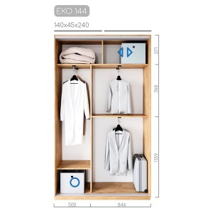 Шафа-купе ЕКО-144