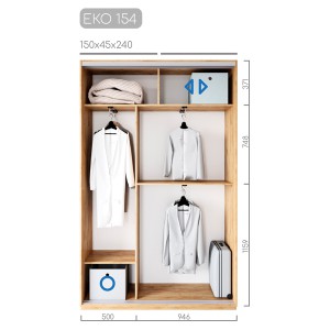 Шафа-купе ЕКО-154