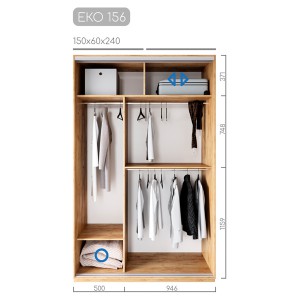 Шафа-купе ЕКО-156