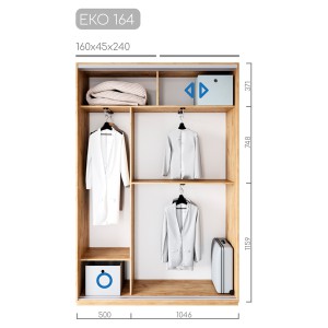 Шафа-купе ЕКО-164