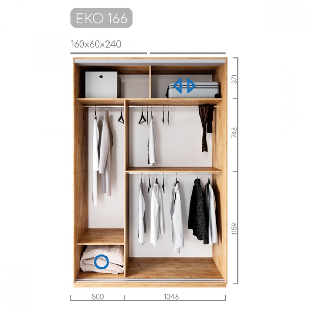 Шафа-купе ЕКО-166