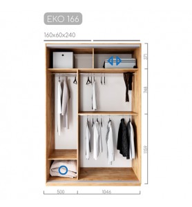 Шафа-купе ЕКО-166 Шафа-купе ЕКО-166