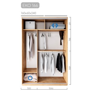 Шафа-купе ЕКО-166