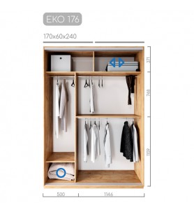 Шафа-купе ЕКО-176 Шафа-купе ЕКО-176