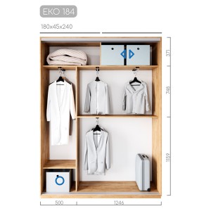 Шафа-купе ЕКО-184