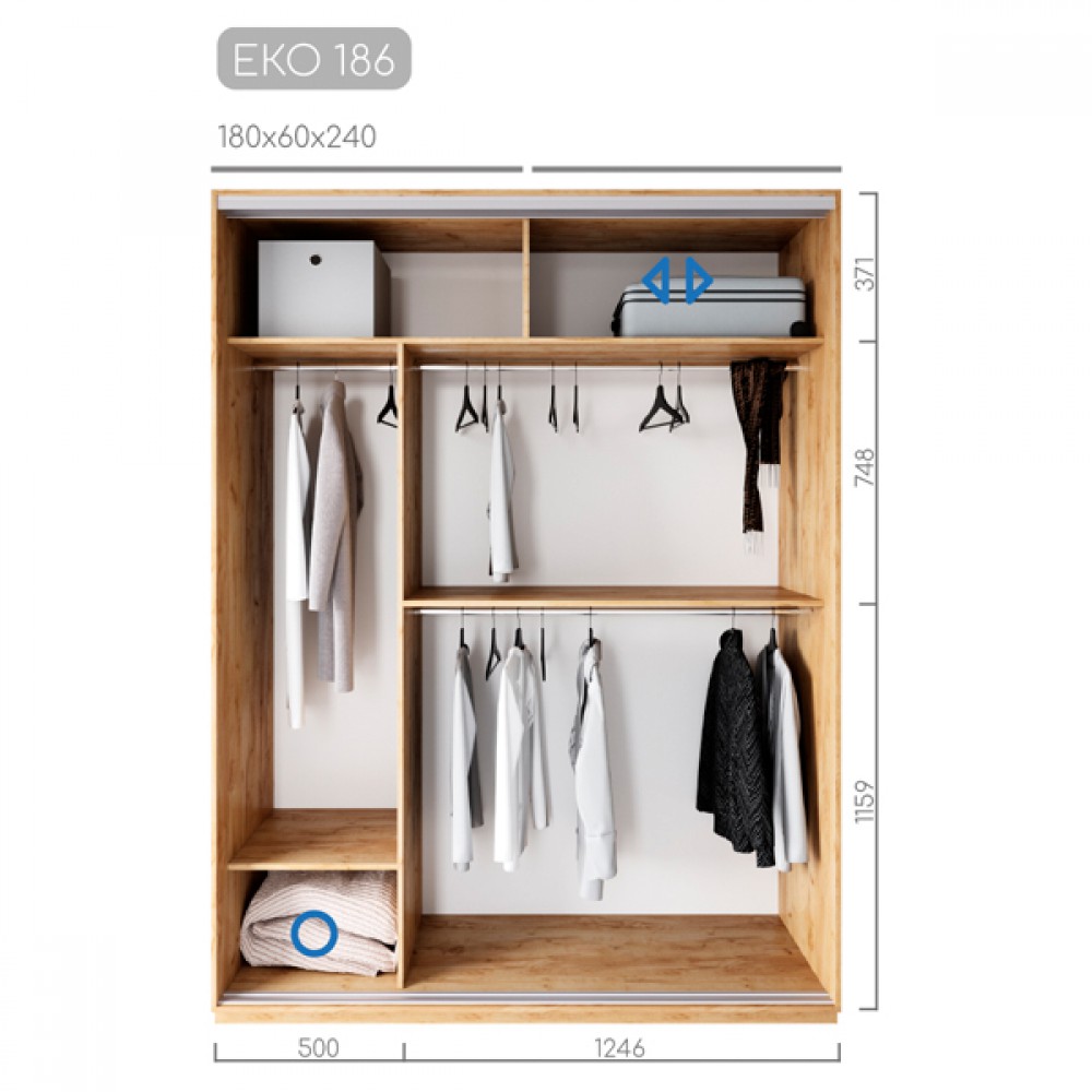 Шафа-купе ЕКО-186