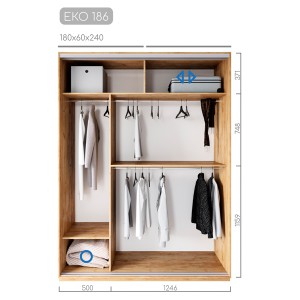 Шафа-купе ЕКО-186
