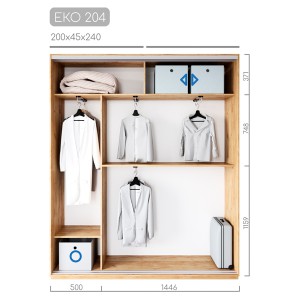 Шафа-купе ЕКО-204