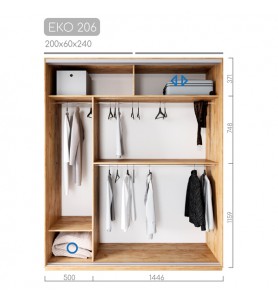 Шафа-купе ЕКО-206 Шафа-купе ЕКО-206