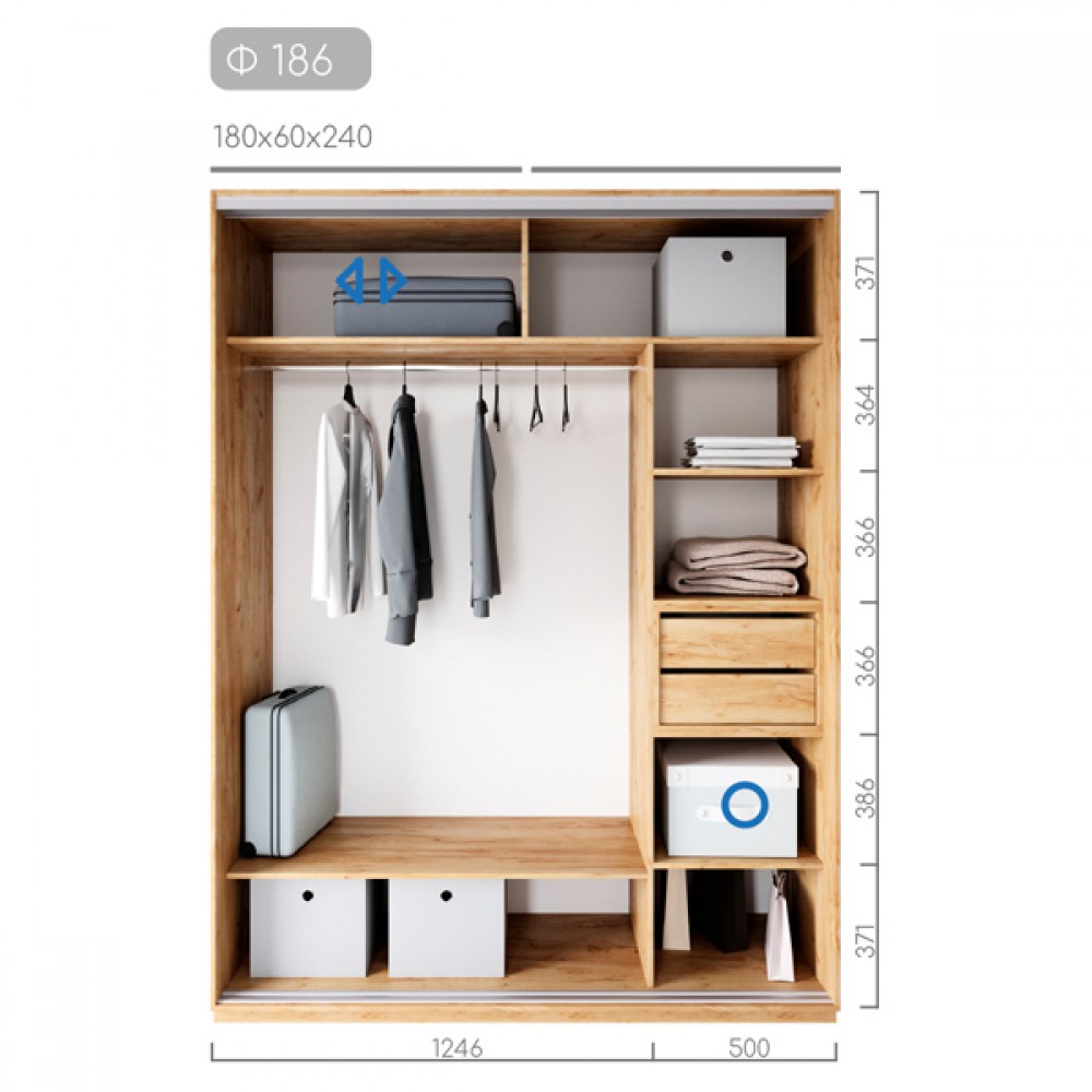 Шафа-купе Фаворит Ф-186