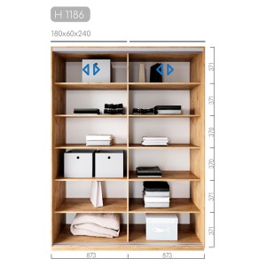 Шафа-купе Новатор H-1186