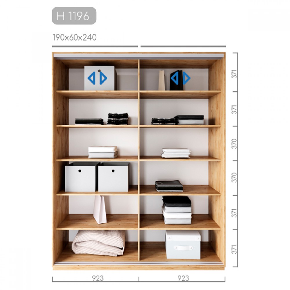 Шафа-купе Новатор H-1196