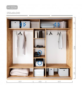 Шафа-купе Новатор H-2256 Шафа-купе Новатор H-2256