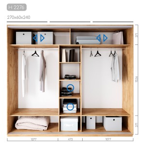 Шафа-купе Новатор H-2276