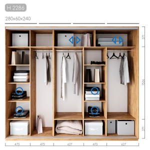 Шафа-купе Новатор H-2286