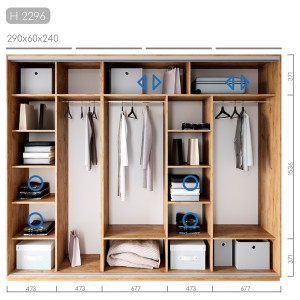 Шафа-купе Новатор H-2296