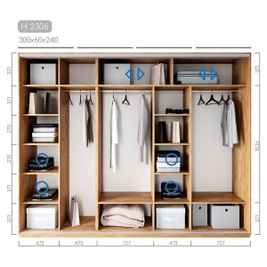 Шафа-купе Новатор H-2306