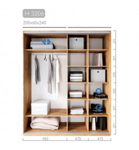 Шафа-купе Новатор H-3206 Шафа-купе Новатор H-3206