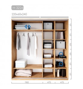 Шафа-купе Новатор H-3226 Шафа-купе Новатор H-3226