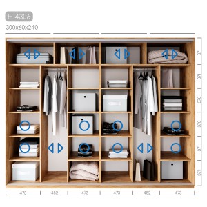 Шафа-купе Новатор H-4306