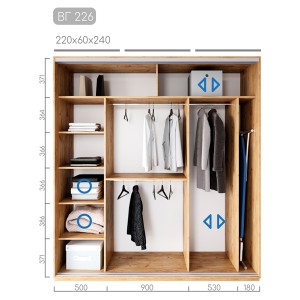 Шафа-купе BГ-226