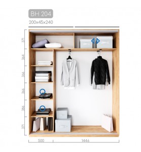 Шафа-купе Віват BH-204 Шафа-купе Віват BH-204