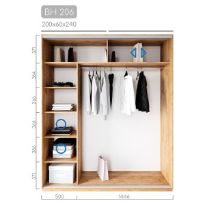 Шафа-купе Віват BH-206