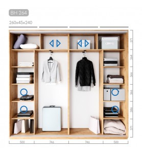 Шафа-купе Віват BH-264 Шафа-купе Віват BH-264