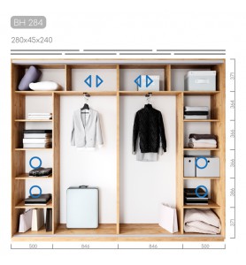 Шафа-купе Віват BH-284 Шафа-купе Віват BH-284
