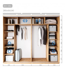 Шафа-купе Віват BH-286 Шафа-купе Віват BH-286