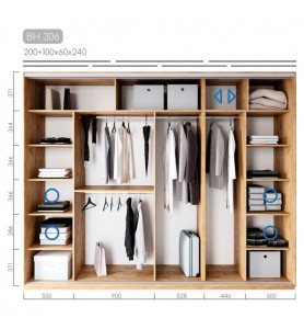 Шафа-купе Віват BH-306 Шафа-купе Віват BH-306
