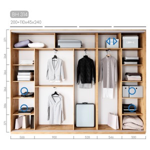 Шафа-купе Віват BH-314