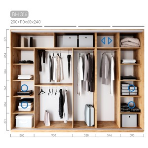 Шафа-купе Віват BH-316