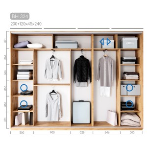 Шафа-купе Віват BH-324