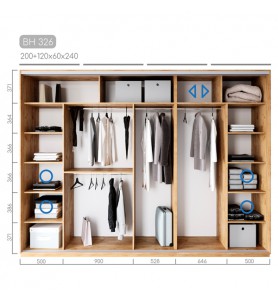 Шафа-купе Віват BH-326 Шафа-купе Віват BH-326