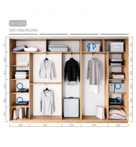 Шафа-купе Віват BH-334 Шафа-купе Віват BH-334