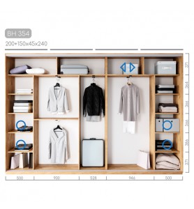 Шафа-купе Віват BH-354 Шафа-купе Віват BH-354