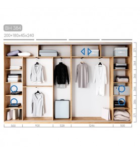 Шафа-купе Віват BH-384 Шафа-купе Віват BH-384