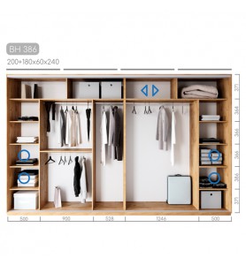 Шафа-купе Віват BH-386 Шафа-купе Віват BH-386