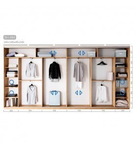 Шафа-купе Віват BH-484 Шафа-купе Віват BH-484