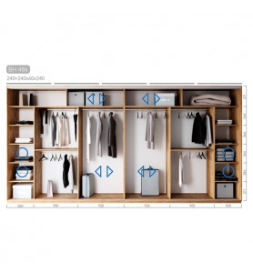 Шафа-купе Віват BH-486 Шафа-купе Віват BH-486