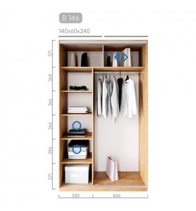 Шафа-купе Віват B-146 Шафа-купе Віват B-146