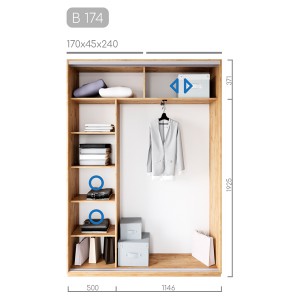 Шафа-купе Віват B-174