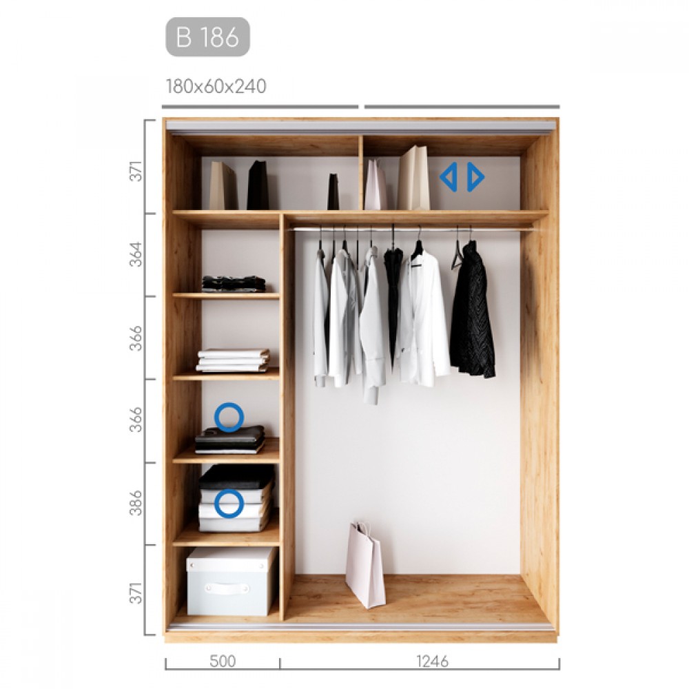 Шафа-купе Віват B-186