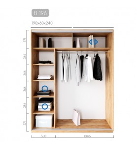 Шафа-купе Віват B-196 Шафа-купе Віват B-196