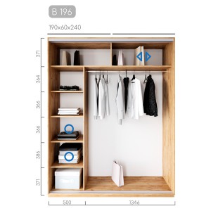 Шафа-купе Віват B-196