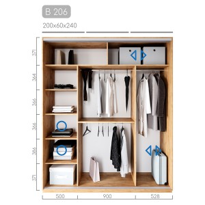 Шафа-купе Віват B-206