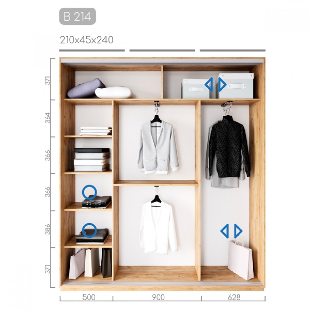 Шафа-купе Віват B-214